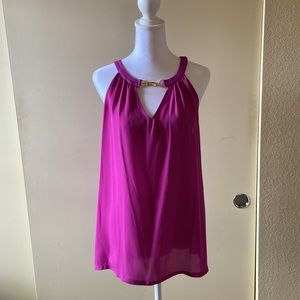 INC Pink Dressy Tank - Size L